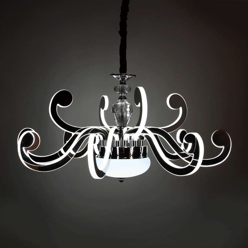 LED полилей 630/1910 320W 3-white хром